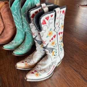 Old Gringo White Cowboy Boots